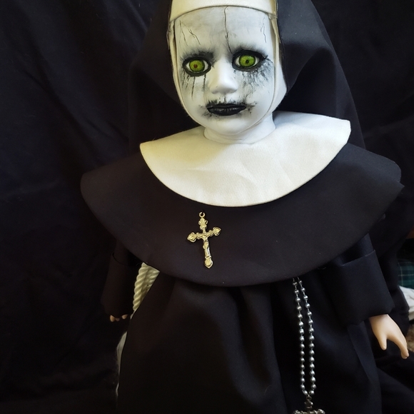 OOAK Creepy Nun Porcelain Doll - Picture 1 of 5